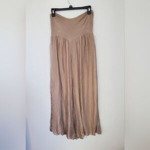 GIUSY silk blend wide leg pants made in Italy size - medium - NWT